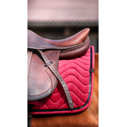 Tapis de selle Equithème Glossy Framboise Rouge Tapis de selle Equithème Glossy Framboise Rouge