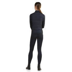 Veste sans manches matelassé Ego7 Dea femme côtés stretch Marine Bleu marine