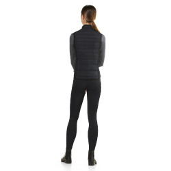 Veste sans manches matelassé Ego7 Dea femme côtés stretch Noir