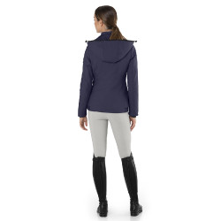 Veste matelassée Ego7 Galy Lux capuche amovible femme Marine Bleu marine