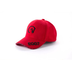 Casquette Ego7 AIR unisexe Rouge feu