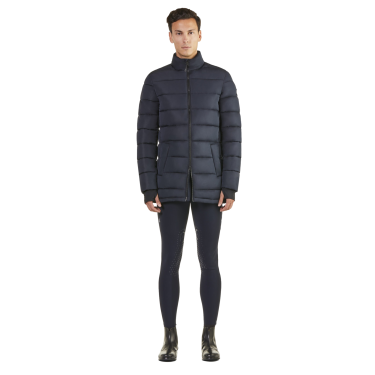 Parka matelassée Ego7 Odino avec capuche homme Marine Bleu marine