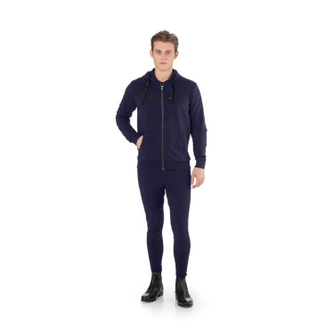 Sweat zippé à capuche Ego7 homme Marine Bleu marine