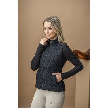 Doudoune sans manches Horseware AA Neve Monogram femme Noir Doudoune sans manches Horseware AA Neve Monogram femme Noir