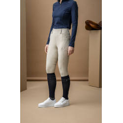 Pantalon Hybrid Horseware fond de peau AA Fina femme Beige Pantalon Hybrid Horseware fond de peau AA Fina femme Beige