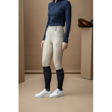 Pantalon Hybrid Horseware fond de peau AA Fina femme Beige Pantalon Hybrid Horseware fond de peau AA Fina femme Beige