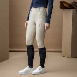 Pantalon Hybrid Horseware fond de peau AA Fina femme Beige Pantalon Hybrid Horseware fond de peau AA Fina femme Beige