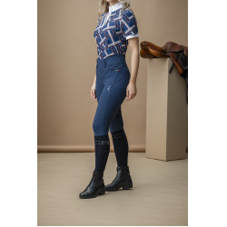 Pantalon Hybrid Horseware fond de peau AA Fina femme Marine Bleu marine Pantalon Hybrid Horseware fond de peau AA Fina femme Marine Bleu marine