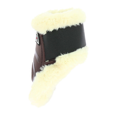 Protège-boulets Norton XTR mouton synthétique Marron