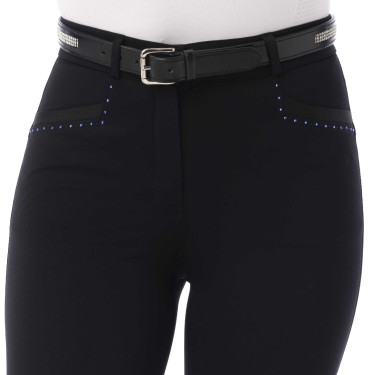 Pantalon Equithème Safir Noir / bleu Pantalon Equithème Safir Noir / bleu