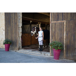 Polo Equithème Brussels Blanc