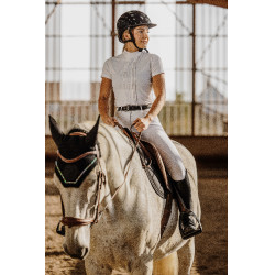 Polo Equithème Dorla Blanc