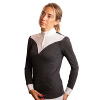 Polo de Concours Pénélope Verone femme Noir / blanc