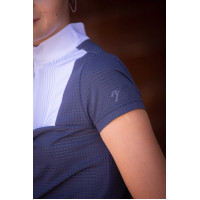 Polo Eden by Pénélope Florence mesh Marine Bleu marine