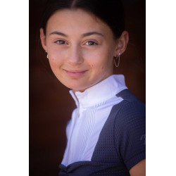 Polo Eden by Pénélope Florence mesh Marine Bleu marine Polo Eden by Pénélope Florence mesh Marine Bleu marine