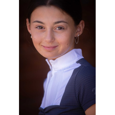 Polo Eden by Pénélope Florence mesh Marine Bleu marine Polo Eden by Pénélope Florence mesh Marine Bleu marine