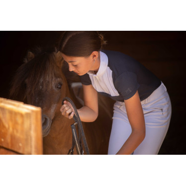 Polo Eden by Pénélope Florence mesh Marine Bleu marine Polo Eden by Pénélope Florence mesh Marine Bleu marine