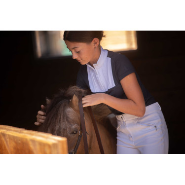 Polo Eden by Pénélope Florence mesh Marine Bleu marine Polo Eden by Pénélope Florence mesh Marine Bleu marine