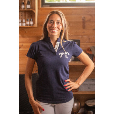 Polo Pénélope Victorine femme Marine Bleu marine Polo Pénélope Victorine femme Marine Bleu marine