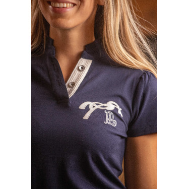 Polo Pénélope Victorine femme Marine Bleu marine Polo Pénélope Victorine femme Marine Bleu marine