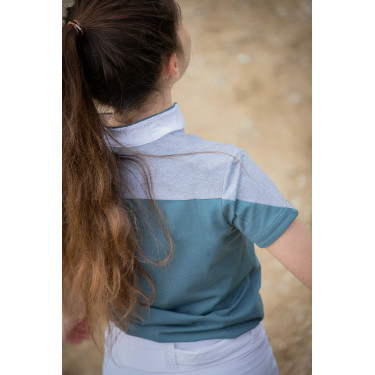 Polo Pénélope Indy Bleu canard