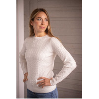 Pull Pénélope Virginia femme Écru Blanc
