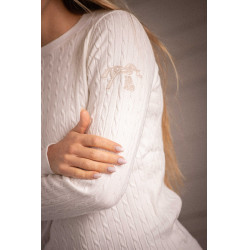 Pull Pénélope Virginia femme Écru Blanc