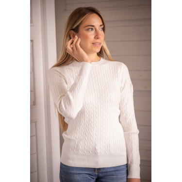 Pull Pénélope Virginia femme Écru Blanc