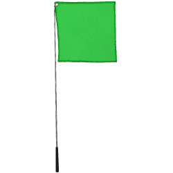 Stick éthologique avec drapeau Hippotonic Vert