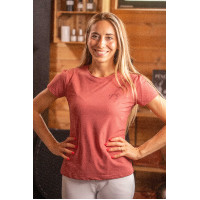 T-shirt Pénélope Techflo femme Terracotta Orange