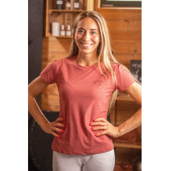 T-shirt Pénélope Techflo femme Terracotta Orange T-shirt Pénélope Techflo femme Terracotta Orange