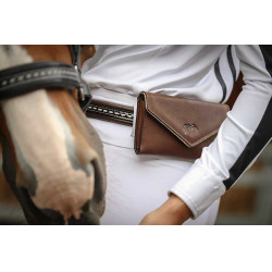 Pochette Pénélope Phone pocket Havane Marron
