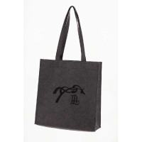 Sac Pénélope Feutre Gris / noir