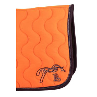 Tapis de selle Pénélope Classique Fushia / marine Rose
