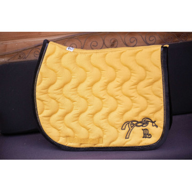 Tapis de selle Pénélope Classique Moutarde Jaune