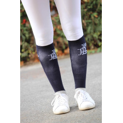 Chaussette Pénélope Concours Noir / crème