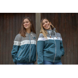 Blouson Pénélope Celecce Bleu canard