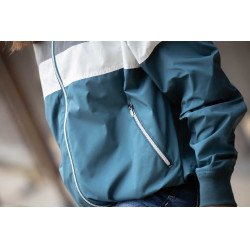 Blouson Pénélope Celecce Bleu canard