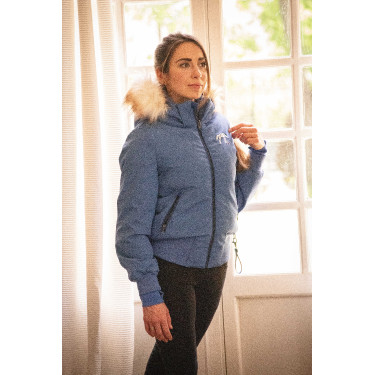 Blouson Pénélope Step Bleu océan Blouson Pénélope Step Bleu océan