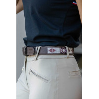 Ceinture Pénélope Pearl Cognac / turquoise Marron