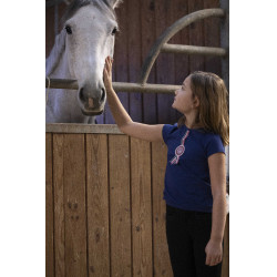 T-shirt Equithème Janice Bleu marine