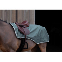 Couvre-reins Equithème Tyrex 600D recyclé doublé polaire Vert