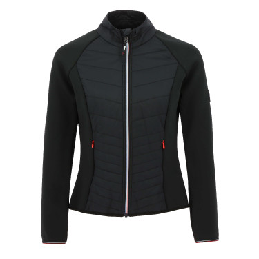 Veste hybride Equithème Olivia Noir Veste hybride Equithème Olivia Noir