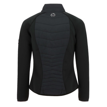 Veste hybride Equithème Olivia Noir Veste hybride Equithème Olivia Noir