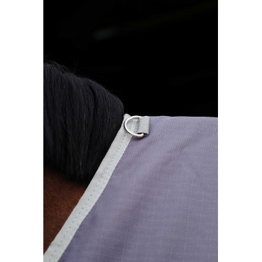 Couverture Equithème Tyrex 1200D recyclée Taupe Marron