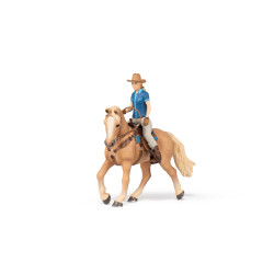 Cheval western et sa cavalière Papo Cheval western et sa cavalière Papo