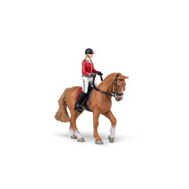 Cheval de promenade et sa cavalière Papo