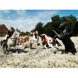 Cheval de concours et sa cavalière Papo Cheval de concours et sa cavalière Papo