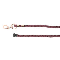 Longe d'attache Equithème Soft rose gold Bordeaux