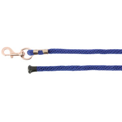 Longe d'attache Equithème Soft rose gold Bleu